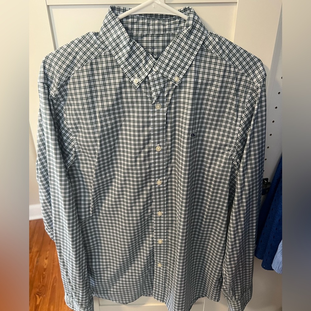 Vineyard Vines Outlet Classic Fit Whale Shirt M